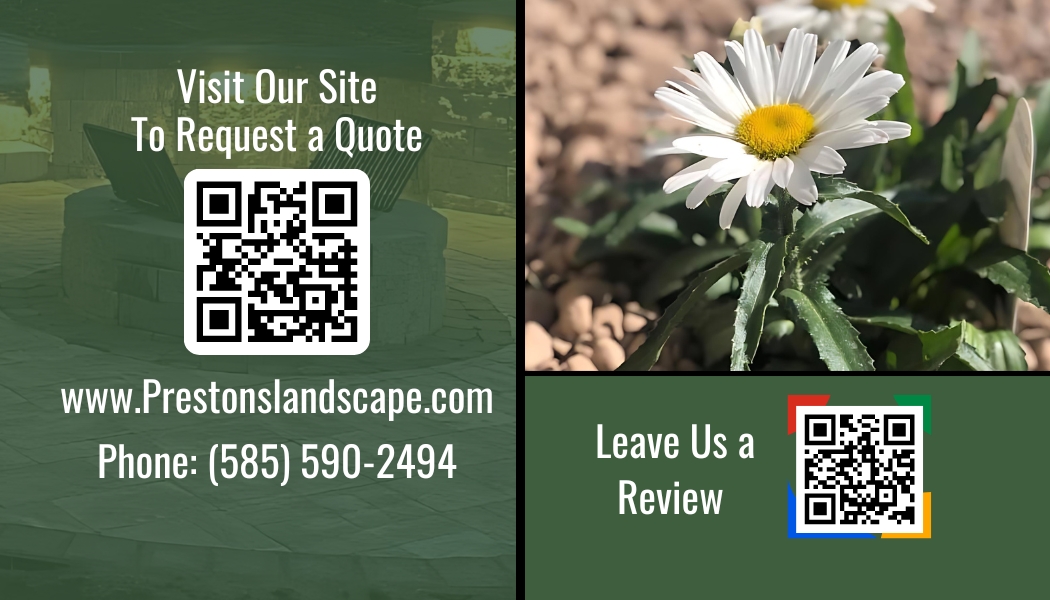 Prestons Landscaping Business Card Back